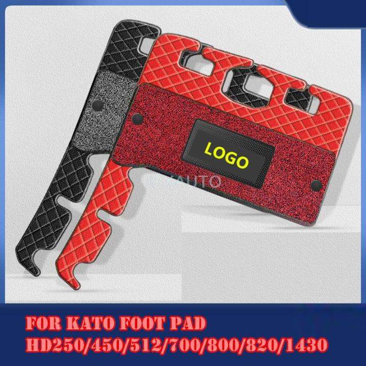 Kato Excavator Parts Floor Mat HD512 HD820R HD1023 HD14303 Cab Floor Rubber Floor Mat Carpet