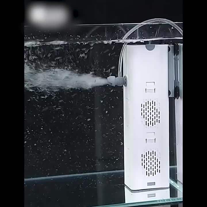 Silent Aquarium Filter Pump Wave Maker Air Oxygen Aerator Fish Tank