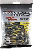 Tees Pride PTS "TITANIUM STRENGTH" 2 3/4"  Tees 75 Count (Wood Tee)