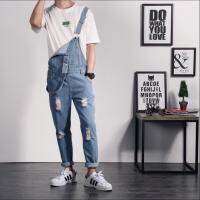 S-4xl กางเกงยีนส์ผู้ชาย Suspenders Tide Tooling Denim บอดี้สูท Slim กางเกงเอี๊ยมกางเกงกางเกงยีนส์ Jumpsuit Overalls Dj Singer เครื่องแต่งกาย