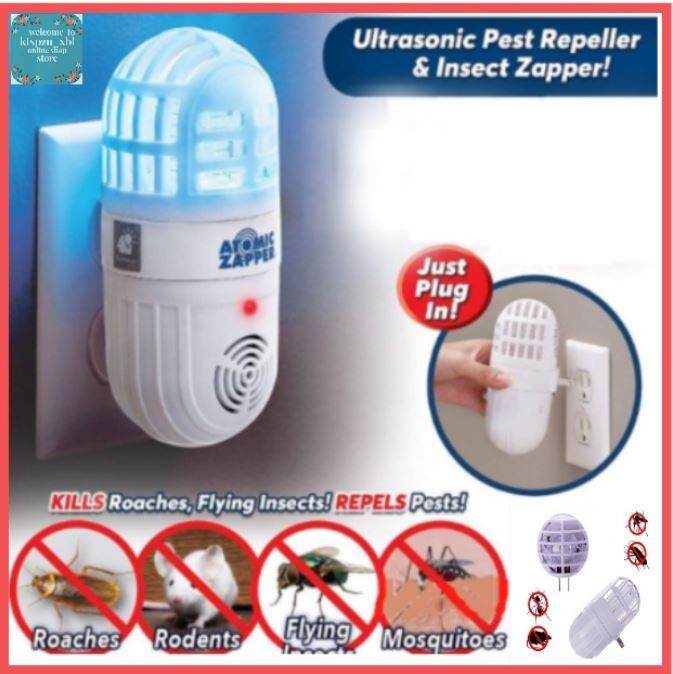 Original Effective Atomic Zapper Mosquito Killer New Ultrasonic Insect