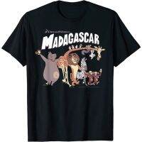 Madagascar Cartoon Group Shot Movie Logo T-Shirt Fashion Tops For Men Women Latest Models Of Short Sleeve Distro Original Premium