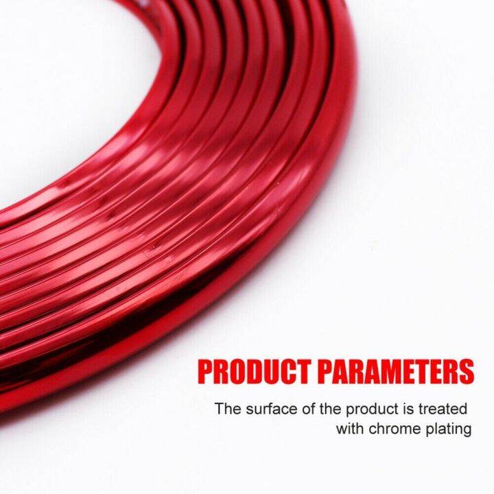 dt-8m-styling-moulding-red-car-bumper-trim-strip-wheel-hub-protection-ring-adhesive-grille-impact-decorative-strip-car-accessories-hot