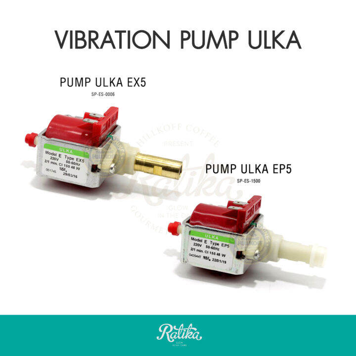 ratika-อะไหล่เครื่องชงกาแฟ-vibration-pump-ulka-pump-ex5-ulka-pump-ep5-ปั๊มน้ำเครื่องชงกาแฟขนาดเล็ก-ใช้ได้หลายรุ่น