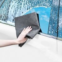 Lint-free Window Cleaning Cloth Durable Microfiber Cloth For Glass Surfaces Car Rearview Mirror Wipe Soft Absorbent Window Cleaning Cloth Thickened Microfiber Cleaning Cloth