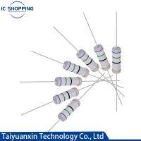 100PCS 3W Carbon Film Resistors 5 Ring Power Resistor 0.1 10M 2 4.7 10R 22 33 47 68 100 220 360 470 1K 2.2K 10K 22K 4K7 100KOhm