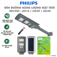 Đèn đường năng lượng mặt trời Philips BRC050 LED10 LED20 LED40