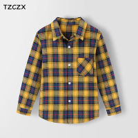 NEW Autumnspring Boys Shirts Classic Casual Plaid Flannel Children shirts For 2-8 Years Kids Boys Wear