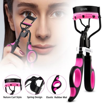 Eyelash Curler for Women Professional Eyelashes Curling Tweezers Clips Long Lasting Eyes Makeup Beauty Tools Fits All Eye Shapes