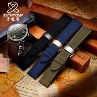 Suitable for IWC Pilot Citizen Light Kinetic Energy SEIKO Seiko Canvas Nylon Watch Strap