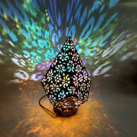 Bohemian Starry Sky Floor Projections Lamp Colorful Table Bedside Light LED Night Lights Home Decoration Lighting