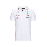 New product new formula one racing suit short sleeve T-shirt mens Polo shirt custom tailored car club clothing white