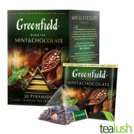 Trà Greenfield Mint Chocolate Trà đen hương bạc hà và chocolate 20 gói x 2g thumbnail