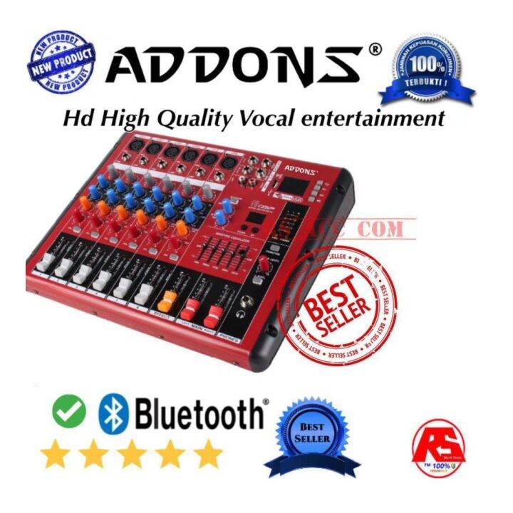 MIXING MIXER ADDONS SLIM 6 channel bluetooth ORIGINAL Lazada Indonesia