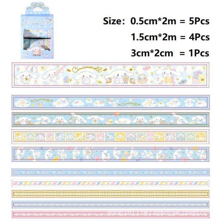 a-shack-ซีรีส์ไดอารี่-sanrio-10ชิ้น-เซ็ตเทปกาวตกแต่งการ์ตูนกำบัง-washi-diy-ป้ายสติ๊กเกอร์ตกแต่งเครื่องเขียนของขวัญสำหรับเด็ก-mymelody-kuromi-cinnamoroll