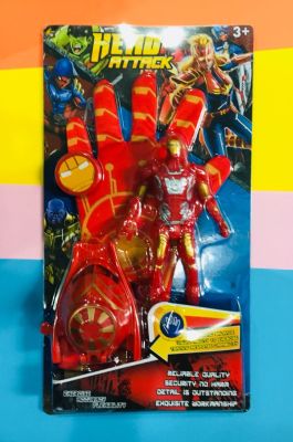 ถุงมือไอรอนแมน ยิงเหรียญได้ ถุงมือยิงเหรียญ Ironman Coin Shooting Glove