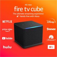 Amazon Fire TV Cube (Latest 3rd Generation) , Hands-free streaming device with Alexa, Wi-Fi 6E, 4K Ultra HD [Ready to Ship from Bangkok]