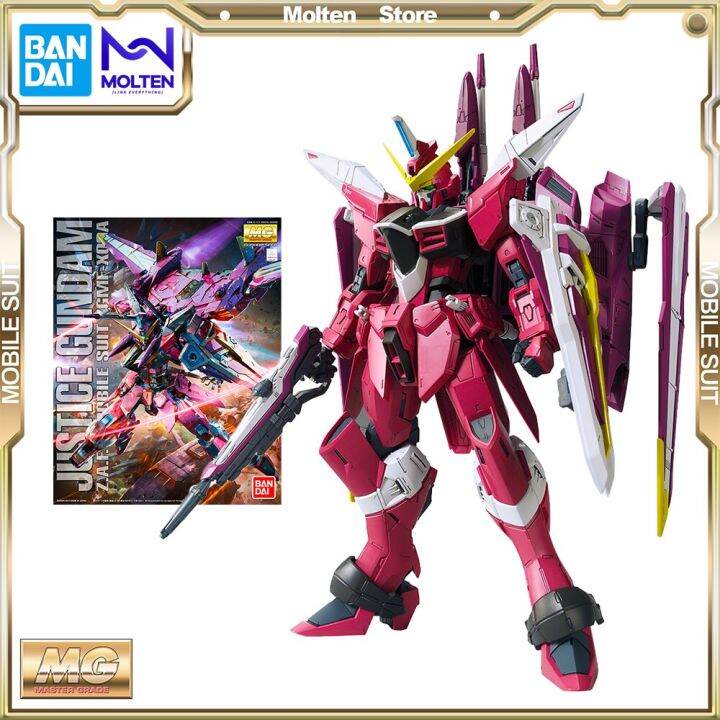 【100% ORIGINAL】BANDAI Original MG 1/100 Justice Gundam MOBILE SUIT ...