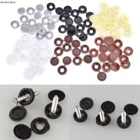 10 pcs Car Hinged Cover Cap Number Plate Fitting Fixing Self Tapping Screw For License Plate