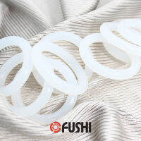 CS6mm ซิลิโคน O RING OD 120/125/130/135/140/145/150/155*6 mm 5PCS O-Ring VMQ ซีลปะเก็นความหนา 6mm ORing สีขาวสีแดงยาง-Yinguer