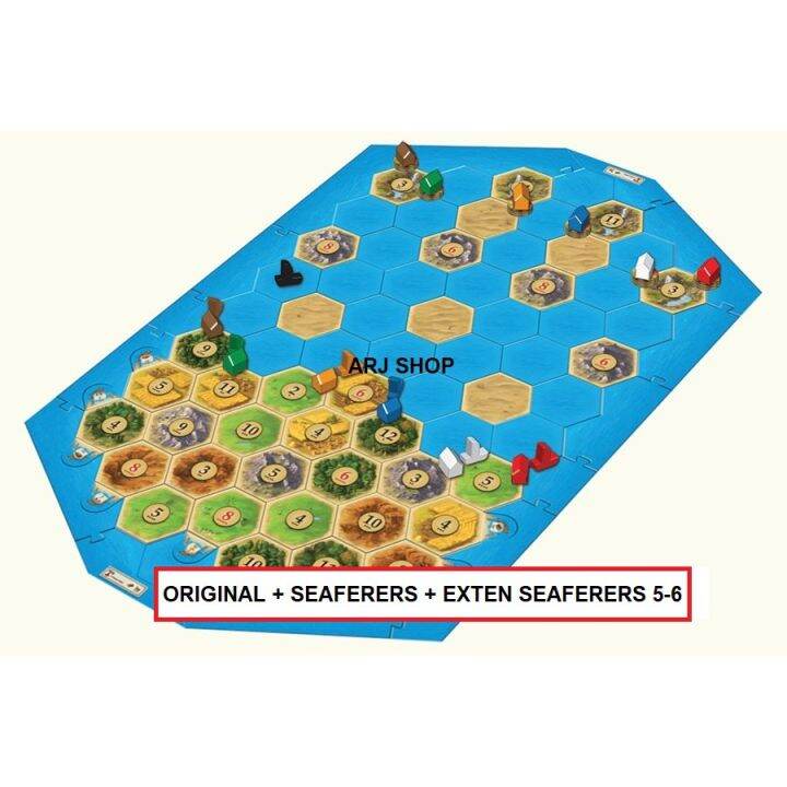 Catan Board game บอร์ดเกม คาทาน Catan expansion / Seaferer บริการ