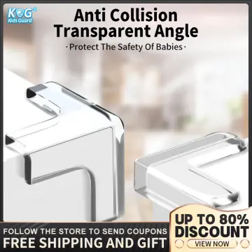 Children's anti-collision Angle transparent soft baby safe table