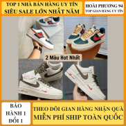 Giày Sneaker Nữ Nam Af1 Bản Xanh Lá Và Bản Trắng Nâu Cực Hot Dễ Phối Đồ Đi