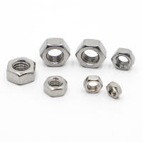 หกเหลี่ยม Hex Nuts เมตริก DIN934 M1 M1.2 M1.4 M1.6 M2 M2.5 M3 M4 M5 M6 M8 M10 M12 M14 M16 M18 M20 M22 M24 สแตนเลส Hex Nuts-Shop5798325