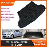 สำหรับ Hyundai Elantra Avante 2011 2012 2013 2014 2015 I35 Elantra รถด้านหลังเสื่อกันน้ำป้องกัน Anti-Slip Storage Pad