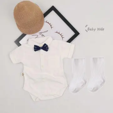 Bow tie outlet onesie set