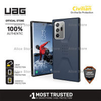 UAG Civilian Series Phone Case for Samsung Galaxy Note 20 Ultra with Military Drop Protective Case Cover - Navy Blue