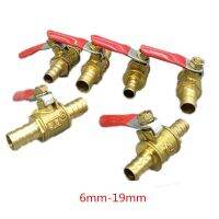 6mm-19mm Pneumatic Connector Hose Barb Brass Water Oil Air Gas Fuel Line Shutoff Ball Valve Pipe Fittings Pneumatic Pipe Switch