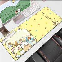 Sumikko Gurashi อุปกรณ์เกมพีซี แผ่นรองเมาส์ขนาดใหญ่ เครื่องเกมคอนโซล แผ่นยางรองโต๊ะ แผ่นรองเมาส์ Mausepad ตู้คีย์บอร์ด Mause Xxl