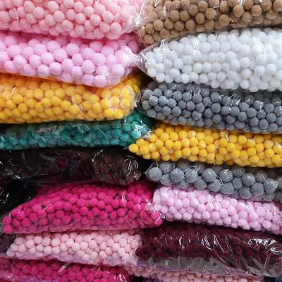 Mix Pompom Soft Fluffy Plush Pom Poms Balls 8mm 10mm 15mm 20mm 25mm 30mm Pompon DIY Kids Toys Craft Pompony Dekoracyjne 2000pcs