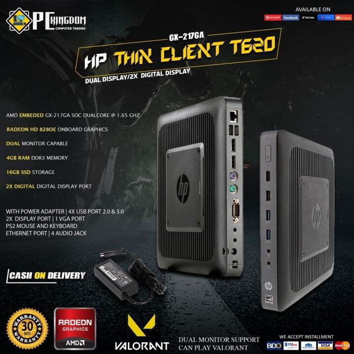 THIN CLIENT T620 T630 T620 PLUS 4gb8gb 16gb 120gb 256gb M.2 SSD Free
