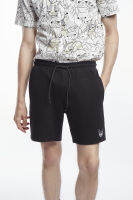 ESP กางเกงขาสั้นเฟรนช์ชี่ ผู้ชาย สีดำ | Frenchie Sweat Shorts | 3748