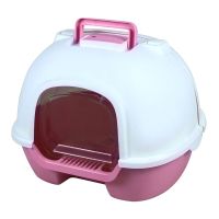 [COD] wholesale new large cat litter box fully enclosed rear flip toilet easy to install and use