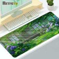 แผ่นรองเมาส์สำหรับเล่นเกม Gamer Summer Landscape แผ่นรองเมาส์ขนาดใหญ่ XXL Desktop Computer Mouse Pad แผ่นรองเมาส์คอมพิวเตอร์