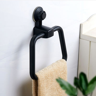Towel Holder Ring Strong Suction Cup Wall Mounted Washcloth Hanger for Bathroom LB88