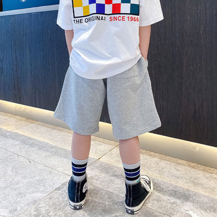 baolongxin-กางเกงกีฬาขาสั้นฤดูร้อนของเด็กผู้ชายอายุ3-8ปี-กางเกงขาสั้นแบบลำลองแฟชั่นหล่อหลวม