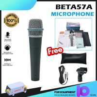 *รับประกันความแท้*ไมโครโฟน  BETA 57 ของแท้ 100%  BETA Wired Microphone ไมโครโฟนแบบมีสาย BETA 57 ไมโครโฟน รุ่น  Dynamic Microphone ชัวร์ ไมค์ ไมค์สาย ไ