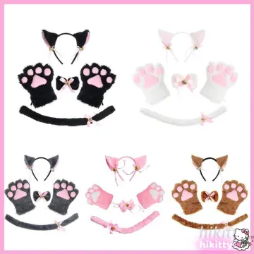 Kawaii Cat Paw & Ears Underwear Set