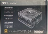 POWER SUPPLY (อุปกรณ์จ่ายไฟ) THERMALTAKE TOUGHPOWER GF1 1000W 80 PLUS GOLD (BLACK) (ATX) มือสอง