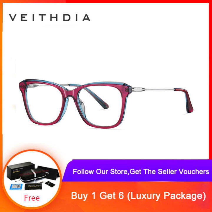 veithdia-โลหะกรอบแว่นตาสี่เหลี่ยมแฟชันใหม่-จานใหม่สำหรับทุกเพศ-bj9217กรอบแว่นตาป้องกันแสงสีฟ้า