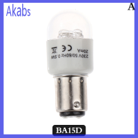 Akabs หลอดไฟ LED เย็บผ้า BA15D/E14ไฟเรืองแสง Mesin Jahit Rumahan โคมไฟ0.5W