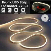 【CC】 5M Frunk Brighten Strip Modified Lighting Tesla 3 Y S X Car Front Tube Silicone