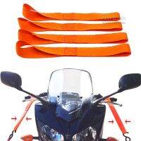 【YD】 4pcs Pull Tie Down Straps Webbing Car Motorcycle UTV Bundled Safety Rope Tighten