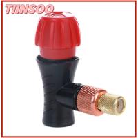 TIINSOO อุปกรณ์เสริมจักรยาน วาล์วปั๊มลม ตลับ16G CO2 จักรยานเสือภูเขาจักรยานเสือหมอบ อะแดปเตอร์เติมลมยาง มินิมินิ พองได้อย่างรวดเร็ว หัวเติมลม Presta Schrader