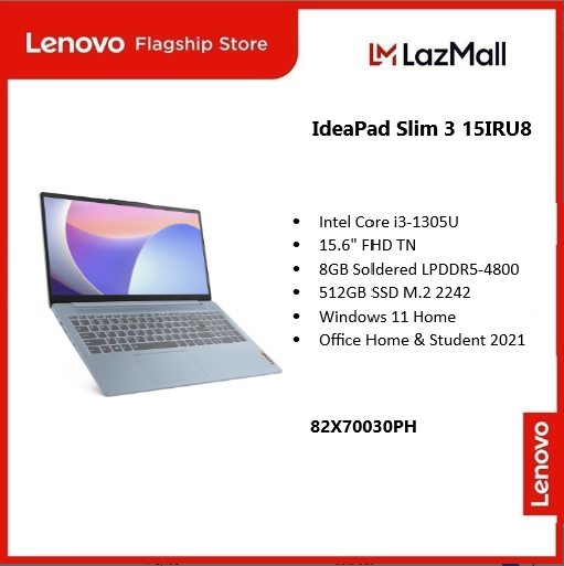 Lenovo IdeaPad Slim 3 15IRU8 82X70030PH | Intel Core i3-1305U