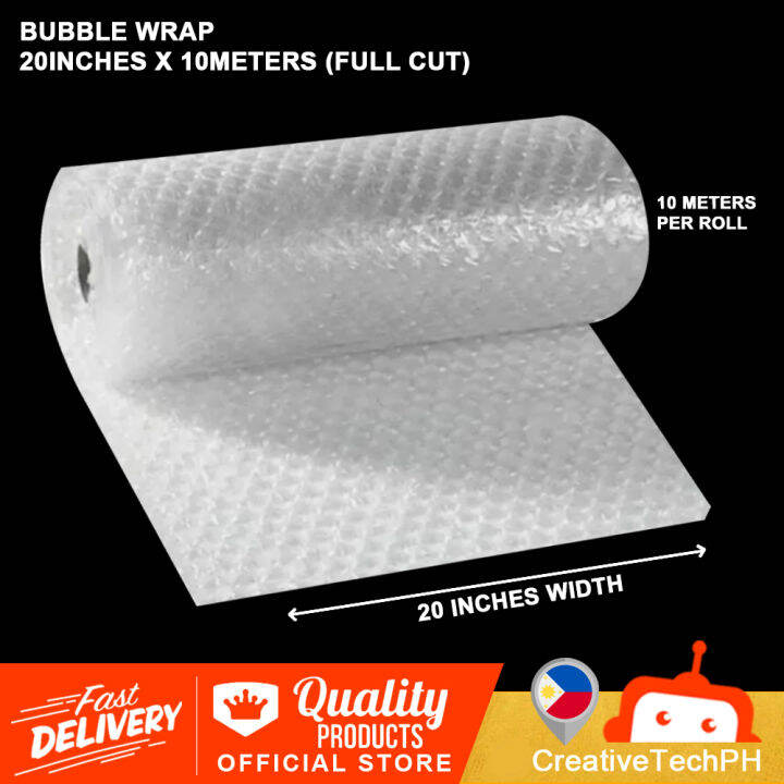 Bubble Wrap 20inches x 10meters (FULL CUT) Lazada PH